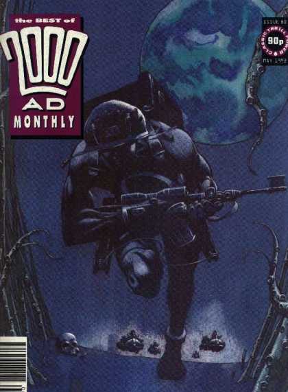 Best of 2000 AD 80 - Soldier - Skulls - Moon - Sniper Rifle