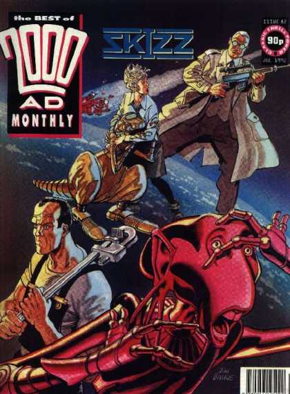 Best of 2000 AD 82 - Skizz - Gun - Aliens - Planet - Wrench