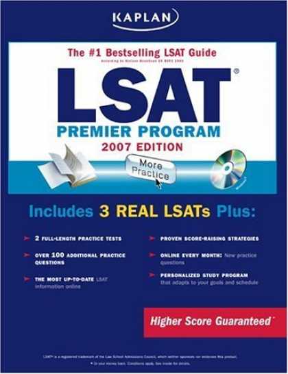 Bestsellers (2006) - Kaplan LSAT, 2007 Edition: Premier Program  (Kaplan Lsat (Book & CD-Rom)) by K