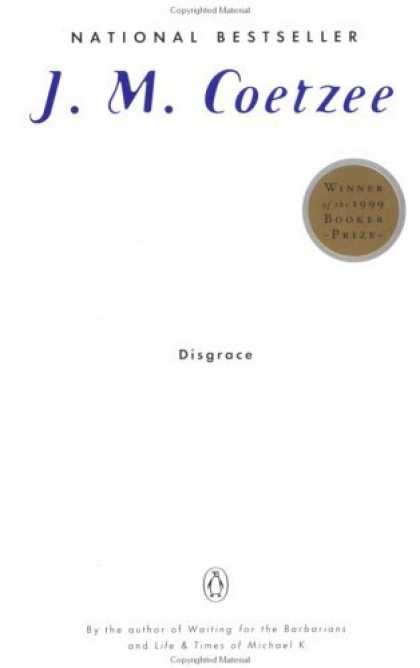 Bestsellers (2006) - Disgrace by J. M. Coetzee