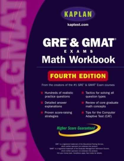 Bestsellers (2006) - Kaplan GRE & GMAT Exams Math Workbook: Fourth Edition (Kaplan Gmat Math Workbook