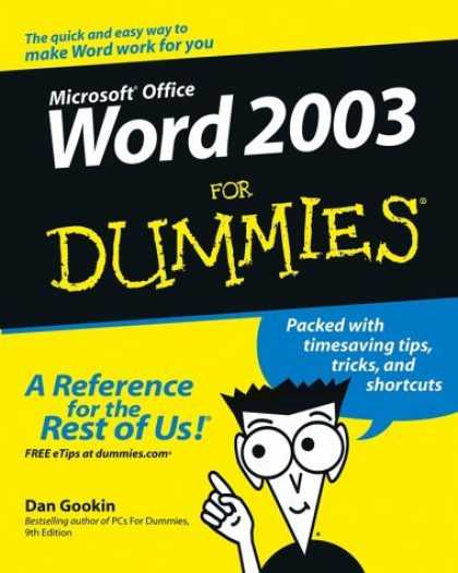 Bestsellers (2006) - Word 2003 for Dummies by Dan Gookin