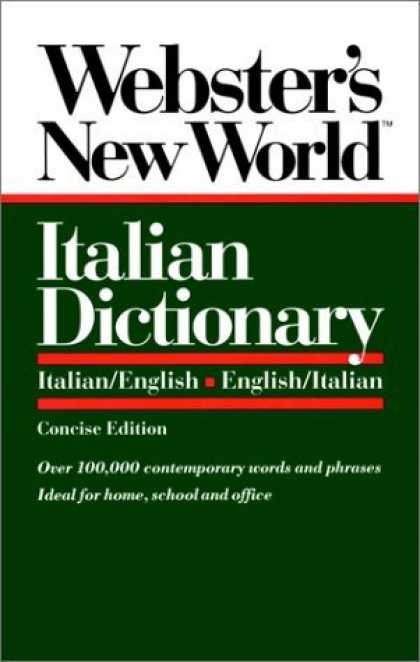 Bestsellers (2006) - Webster's New World Italian Dictionary: Italian/English, English/Italian by