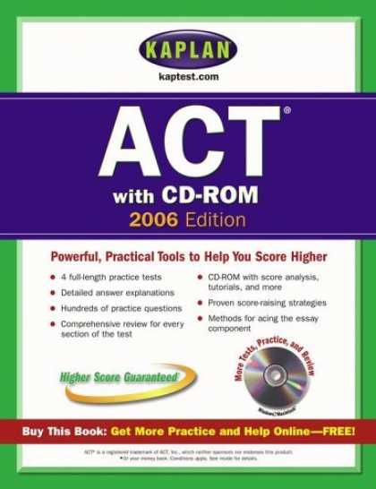 Bestsellers (2006) - Kaplan ACT 2006 with CD-ROM (Kaplan Act (Book & CD-Rom)) by Kaplan