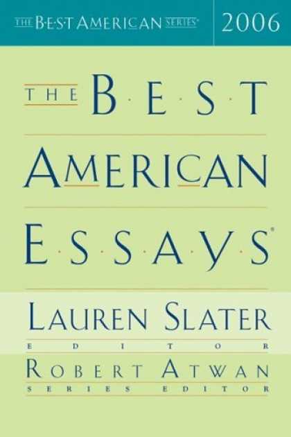 Bestsellers (2006) - The Best American Essays 2006 (Best American Essays) by