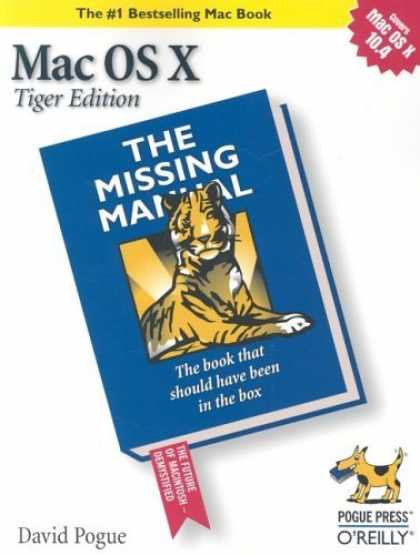 Bestsellers (2006) - Mac OS X Tiger: Missing Manual by David Pogue