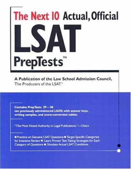 Bestsellers (2006) - Next 10 Actual, Official LSAT Preptests by Law School Admission Council