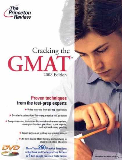 Bestsellers (2007) - Cracking the GMAT with DVD, 2008 Edition (Graduate Test Prep) by Princeton Revie