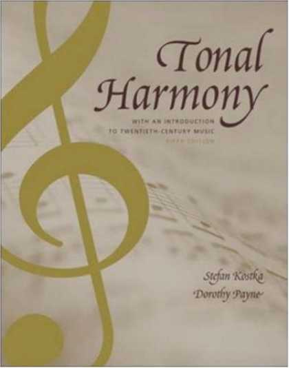Bestsellers (2007) - Tonal Harmony by Stefan Kostka