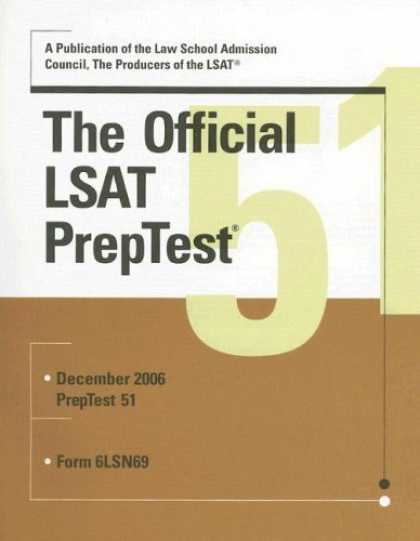 Bestsellers (2007) - The Official LSAT PrepTest 51
