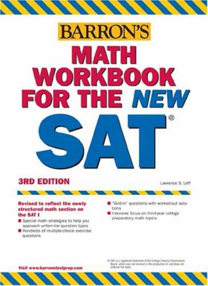Bestsellers (2007) - Math Workbook for the New SAT  (Barron's Math Workbook for the Sat I)3rd Editio
