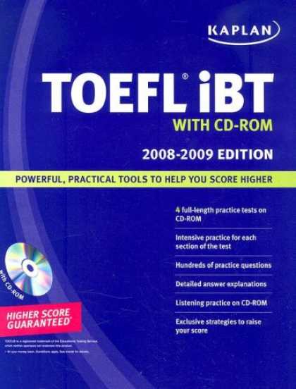 Bestsellers (2007) - Kaplan TOEFL iBT with CD-ROM 2008-2009 (Kaplan Toefl Ibt) by Kaplan