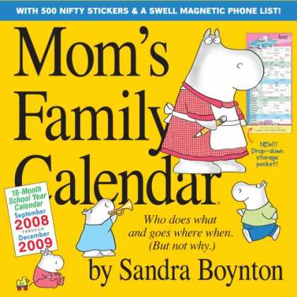 Bestsellers (2008) - Mom's Family Calendar 2009 by Sandra Boynton
