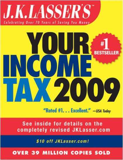 Bestsellers (2008) - J.K. Lasser's Your Income Tax 2009: For Preparing Your 2008 Tax Return by J. K.
