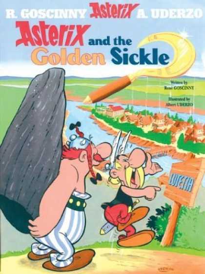 Bestselling Comics (2006) - Asterix and the Golden Sickle (Asterix) by Rene Goscinny - Asterix And The Golden Sickle - Viking - Braids - Rock - Sickle