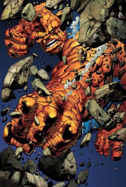Bestselling Comics (2006) - Ultimate Fantastic Four, Vol. 4: Inhuman by Mike Carey - Stone - Teeth - Strange Eyes - Big Sized Body - Big Hands