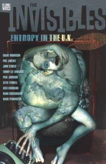 Bestselling Comics (2006) - Entropy in the UK (The Invisibles, Book 3) by Grant Morrison - Entropy In The Uk - Monster - Typewriter - Grant Morrison - John Stokes