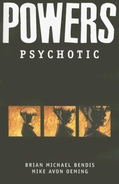 Bestselling Comics (2006) - Powers Volume 9: Psychotic (Powers (Graphic Novels)) by Brian Michael Bendis - Powers - Psychotic - Lone Boy - Black Background - 3 Pictures