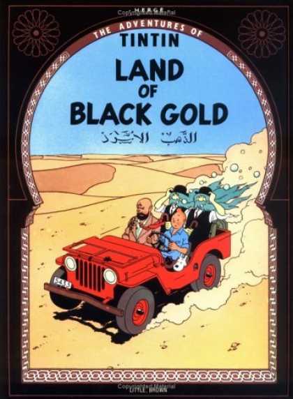 Bestselling Comics (2006) - Land of Black Gold (The Adventures of Tintin) by Herge - Jeep - Desert - Oil - Tintin - Arab