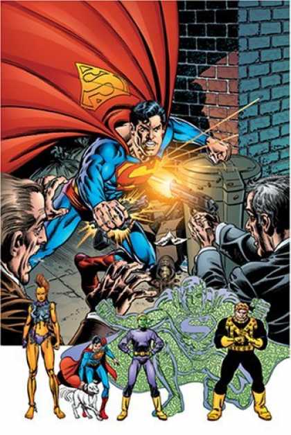 Bestselling Comics (2006) - Superman: The Man of Steel, Vol. 4 by John Byrne - Superman - Krypto - Gunfire - Trash Can - Alley