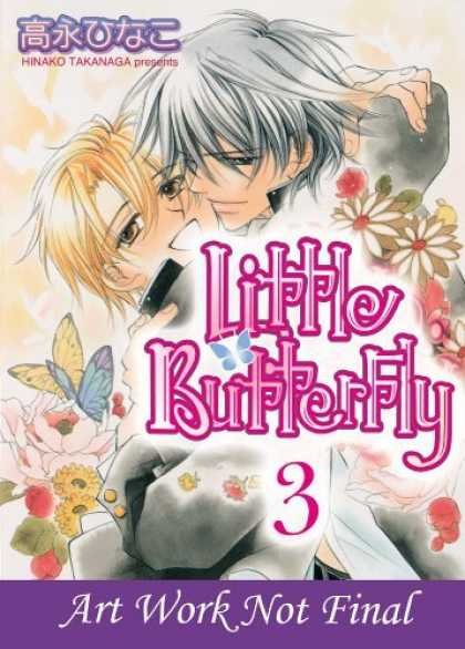 Bestselling Comics (2006) - Little Butterfly Volume 3 (Yaoi) by Hinako Takanaga - Butterfly - Flowers - Girl - Boy - Hugging