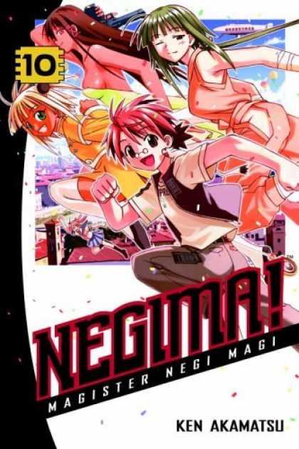 Bestselling Comics (2006) - Negima! 10: Magister Negi Magi (Negima!: Magister Negi Magi (Paperback)) by Ken - Ken Akamatsu - Beautiful Girls - One Boy - All Are Running - Magister Negi Magi