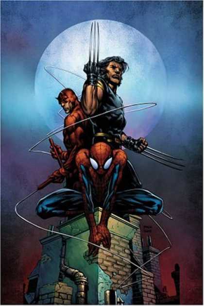 Bestselling Comics (2006) - Ultimate X-Men, Vol. 4 by Brian Michael Bendis - Spiderman - Wolverine - Moon - Web - Building