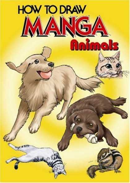 Bestselling Comics (2006) - How To Draw Manga Volume 36: Animals (How to Draw Manga) by Hikaru Hayashi - Dog - Cat - Chewing Rawhide Bone - Sleeping - Carrying Ball