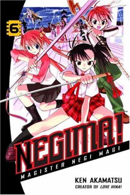 Bestselling Comics (2006) - Negima! 6: Magister Negi Magi (Negima!: Magister Negi Magi) by Ken Akamatsu - Negima - Girl - Sword - Magister Negi Magi - Ken Akamatsu
