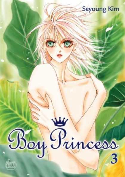 Bestselling Comics (2006) - Boy Princess Vol. 3 by Seyoung Kim - Blonde Hair - Eyes - Leaves - Holding Self