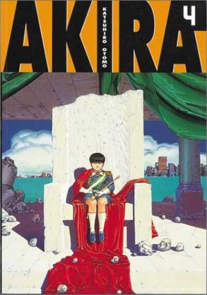 Bestselling Comics (2006) - Akira, Vol. 4 by Katsuhiro Otomo - Boy - Throne - Cape - King - Palace