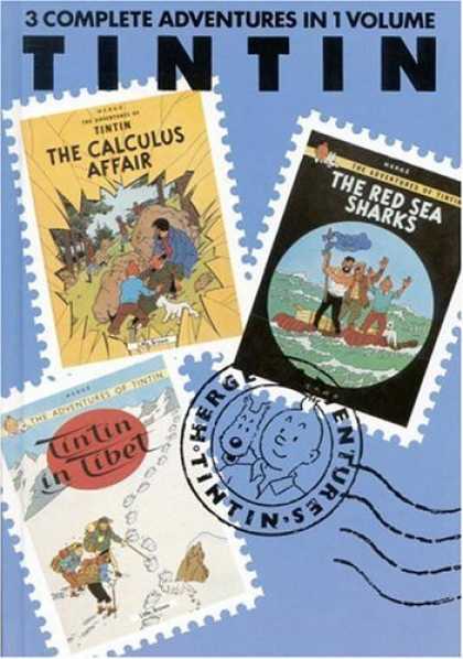Bestselling Comics (2006) - The Adventures of Tintin: The Calculus Affair / The Red Sea Sharks / Tintin in T - Tintin - Adventure - 3 In 1 - Comic - Dog