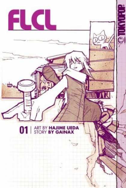 Bestselling Comics (2006) - FLCL, Vol. 1 by Ueda Hajime - Flcl - Tokyogroup - Girl - Cat - Hajime Ueda