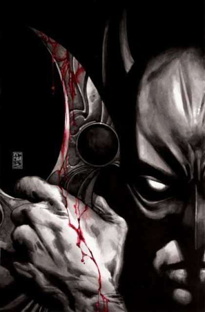 Bestselling Comics (2006) - Batman: Face the Face by James Robinson - Blood - Blade - Batman - Hand - Shadow