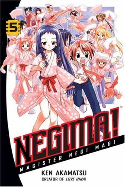 Bestselling Comics (2006) - Negima! 5: Magister Negi Magi (Negima!: Magister Negi Magi) by Ken Akamatsu - Akamatsu - Anime - Kimonos - Love Hina - Group