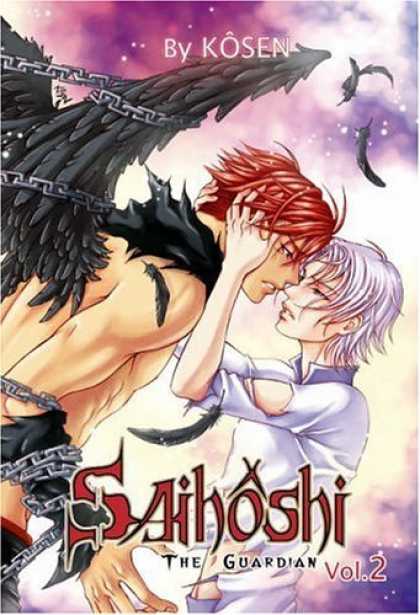 Bestselling Comics (2006) - Saihoshi The Guardian Volume 2 (Yaoi) by KOSEN - Kosen - Couple Embracing - The Guardian Vol 2 - Saihoshi - Winged Man