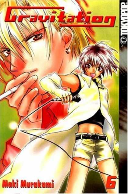 Bestselling Comics (2006) - Gravitation, Vol. 6 by Maki Murakami - Gravitation - Tokyopop - Cigarette - Smoking - Yellow