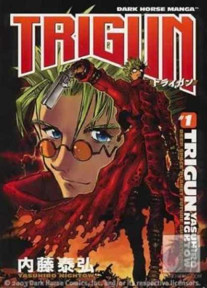 Bestselling Comics (2006) - Trigun, Vol. 1 (Trigun) by Yasuhiro Nightow - Trigun - Dark Horse Manga - Glasses - Man - Yasuhiro Hightow