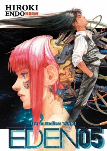 Bestselling Comics (2006) - Eden: It's An Endless World! Volume 5 by Hiroki Endo - Hiroki Endo - Pink Hair - Tattoo - Machine Head - Eden 05