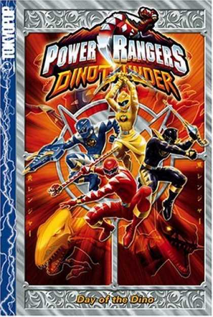 Bestselling Comics (2006) - Power Rangers Dino Thunder: Day Of The Dino (Cine-Manga) by Douglas Sloan - Power Rangers - Fighters - Swords - Kung Fu - Ninjas