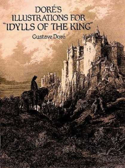 Bestselling Comics (2006) - Dore's Illustrations for "Idylls of the King" (Dover Pictorial Archives) by Gust - Doru00e9s Illustrations For Idylls Of The King - Gustave Doru00e9 - Castle - Horseman - Clouds