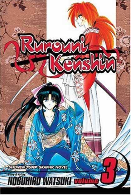 Bestselling Comics (2006) - Rurouni Kenshin, Vol. 3 (Rurouni Kenshin) - Kenshin - Cartoons - Swords - Red Hair - Girl