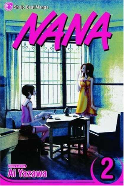Bestselling Comics (2006) - Nana, Volume 2 (Nana) by Ai Yazawa - Yellow Dress - Table - Tea Pot - Window - Green Walls