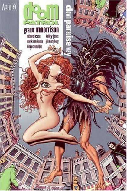 Bestselling Comics (2006) - Doom Patrol: Down Paradise Way - Volume 3 (Doom Patrol) by Grant Morrison - Magic - Eye - Mirror - Mind Control - Red Hair