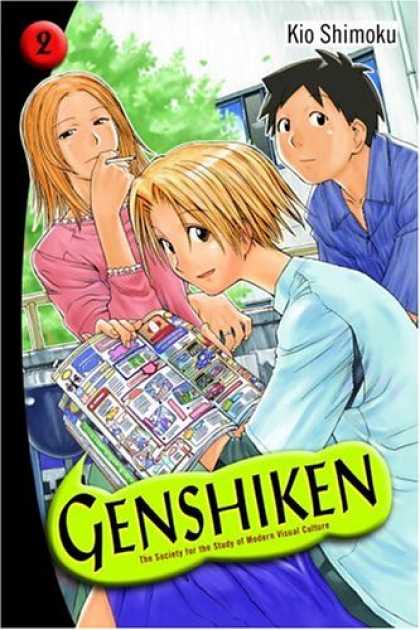 Bestselling Comics (2006) - Genshiken 2: The Society for the Study of Modern Visual Culture (Genshiken) by K - Kio Shimoku - Genshiken - Two Girls - One Boy - Tree