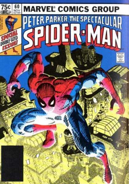 Bestselling Comics (2006) - Essential Peter Parker, The Spectacular Spider-Man, Vol. 2 (Marvel Essentials) - Wall-crawler - Web-slinger - Overhead - City - Nighttime