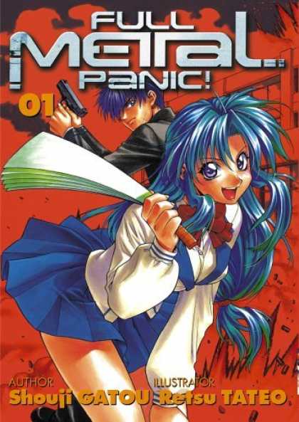 Bestselling Comics (2006) - Full Metal Panic! Volume 1 by Shouji Gatou - Gun - Japanimation - Blue - Girl - Boy