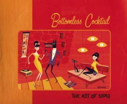 Bestselling Comics (2006) - Bottomless Cocktail: The Art of Shag by Shag - Bottomless Cocktail - Art Of Shaq - Dances - Woman - Cat