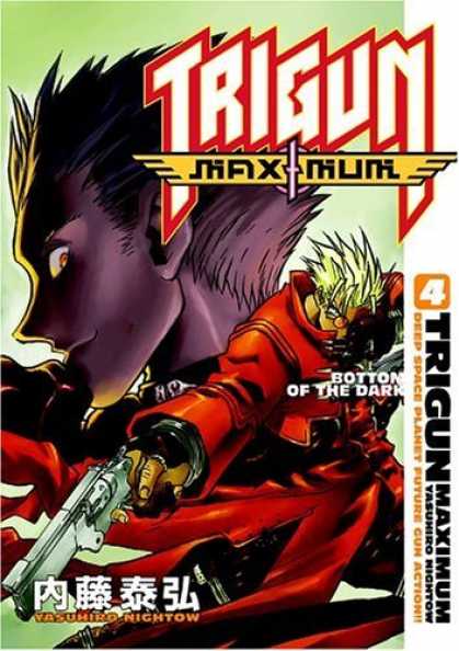 Bestselling Comics (2006) - Trigun Maximum Volume 4: Bottom of the Dark (Trigun Maximum (Graphic Novels)) by - Gun - Purple Man - Blond Hair - Trench Coat - Sword