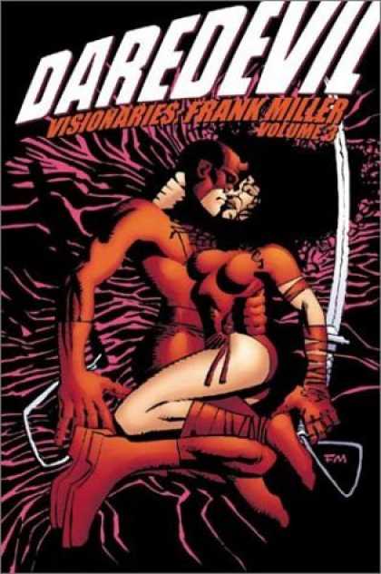Bestselling Comics (2006) - Daredevil Visionaries - Frank Miller, Vol. 3 by Frank Miller - Romance - Devil - Katana - Mask - Dark